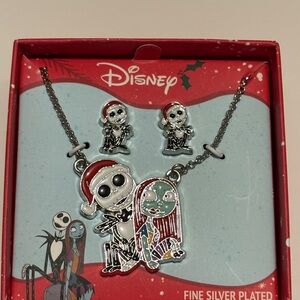 Disney Nightmare Before Christmas Jewelry Set NEW Earrings & Necklace #BC1.